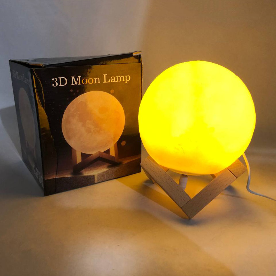 Нічник Moon Lamp 13 см для дитини на ніч - Зображення 2