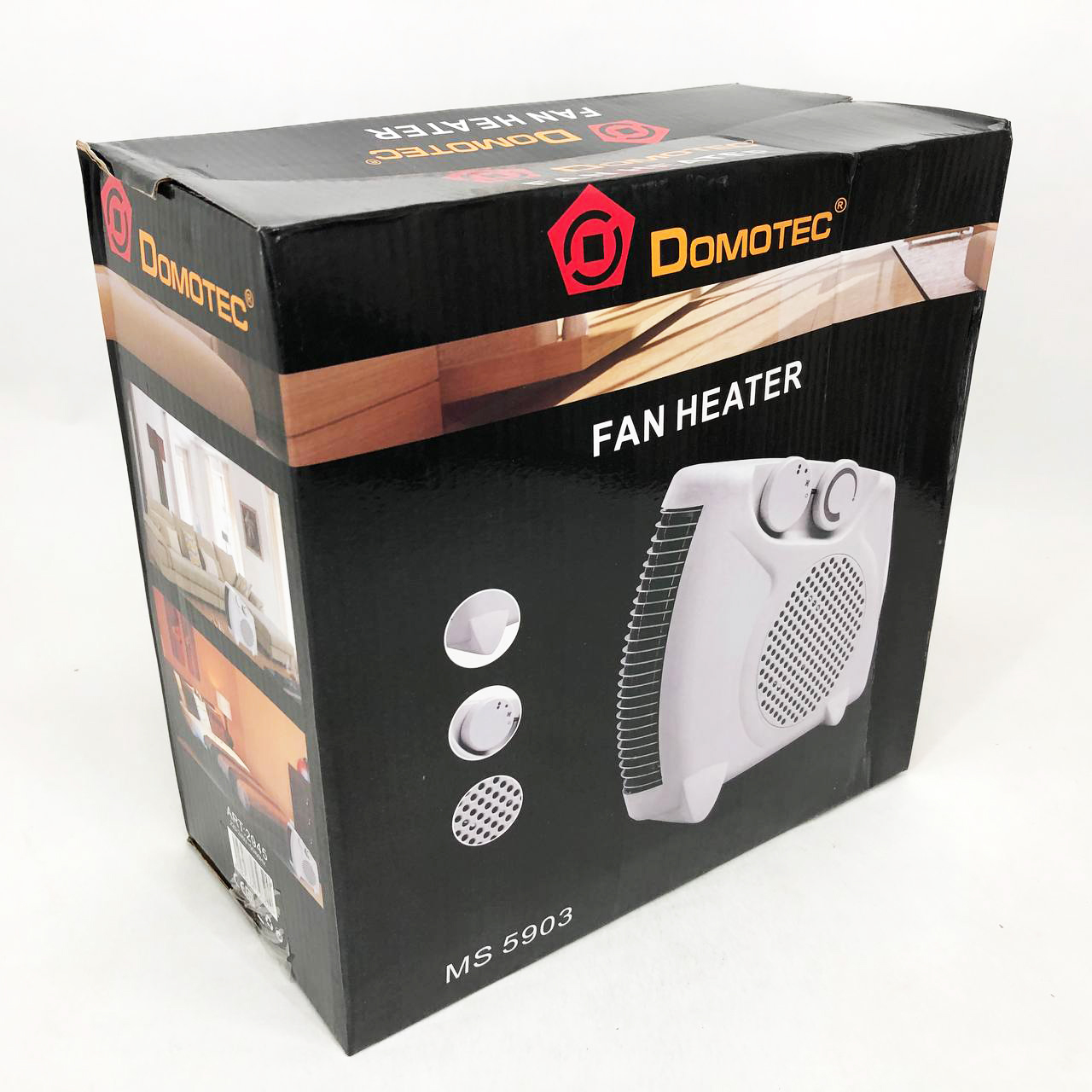 Тепловентилятор Domotec MS-5903 2в1, ветродуйка обогреватель, электрическая дуйка, тепловентилятор дуйка - Зображення 18