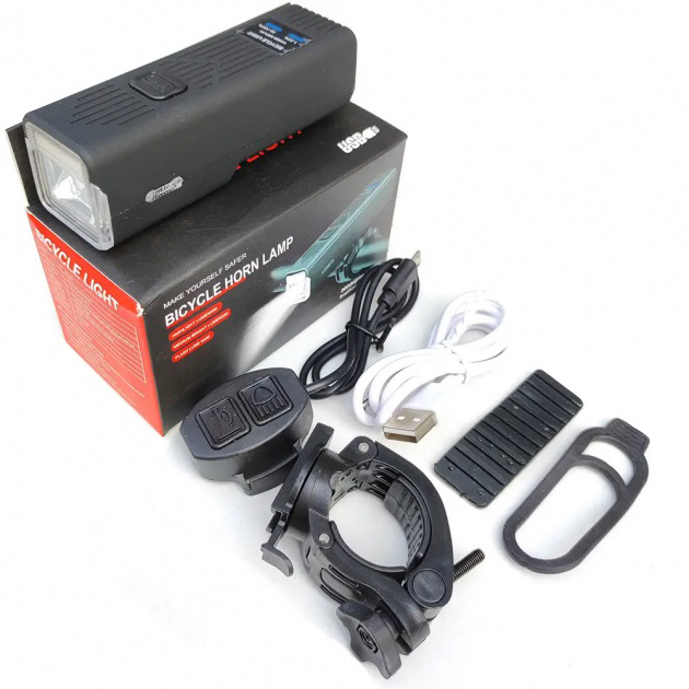Велофара Waterproof MT-007-T6 450 Лм з виносною кнопкою 18650 - Зображення 3