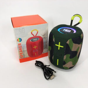 Портативна Bluetooth колонка TG658 8 Вт з RGB підсвічуванням камуфляжного кольору