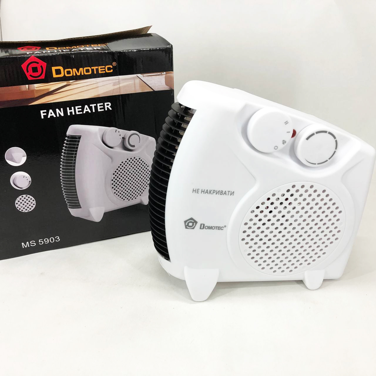 Тепловентилятор Domotec MS-5903 2в1, ветродуйка обогреватель, электрическая дуйка, тепловентилятор дуйка - Зображення 8