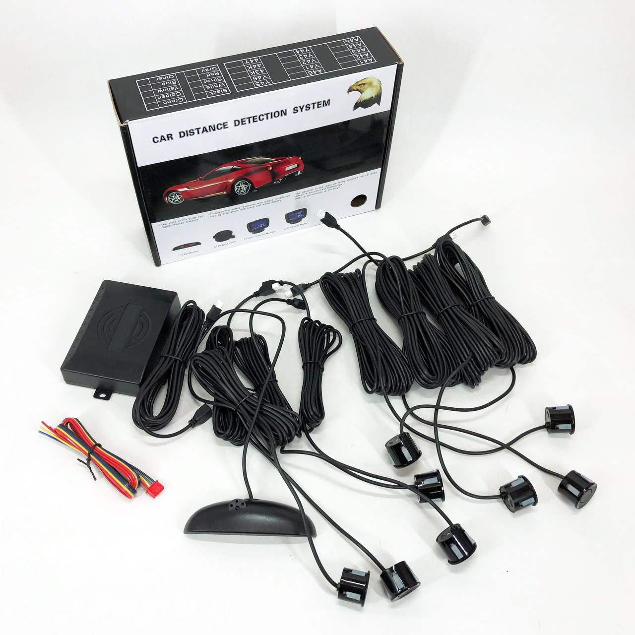 Парктронік Assistant Parking Sensor з 8 чорних датчиків - Зображення 2