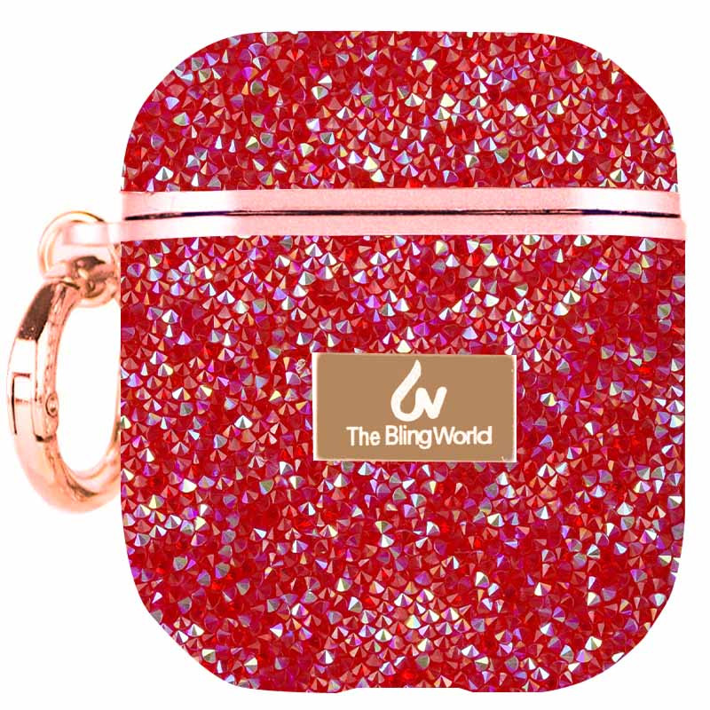 TPU чохол Bling World Rock Diamond для навушників AirPods 1/2