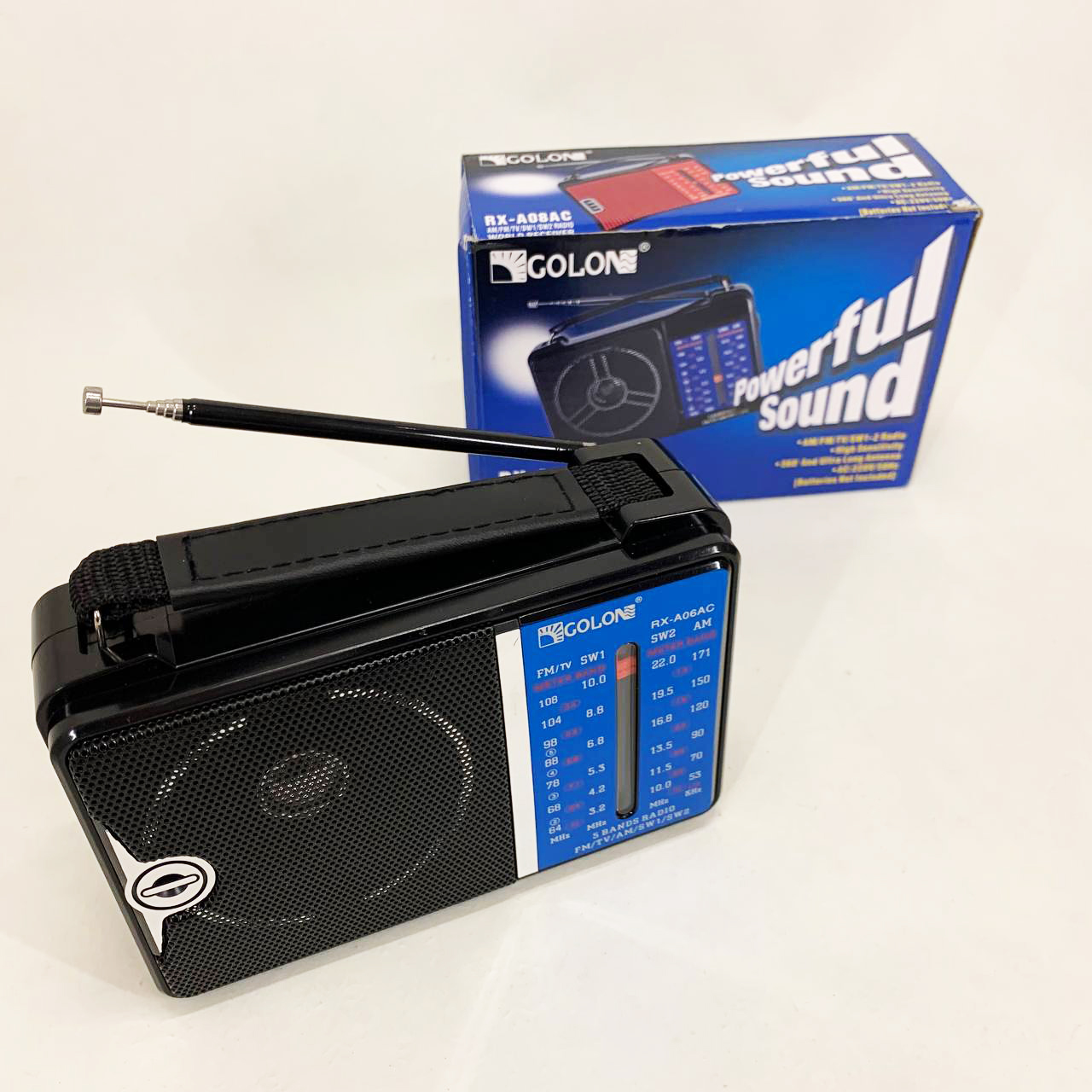 Портативний FM радіоприймач GOLON RX-A06AC - Зображення 3