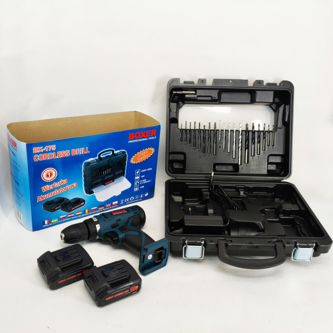 Портативний шуруповерт Boxer BX-175 18 В - Зображення 6
