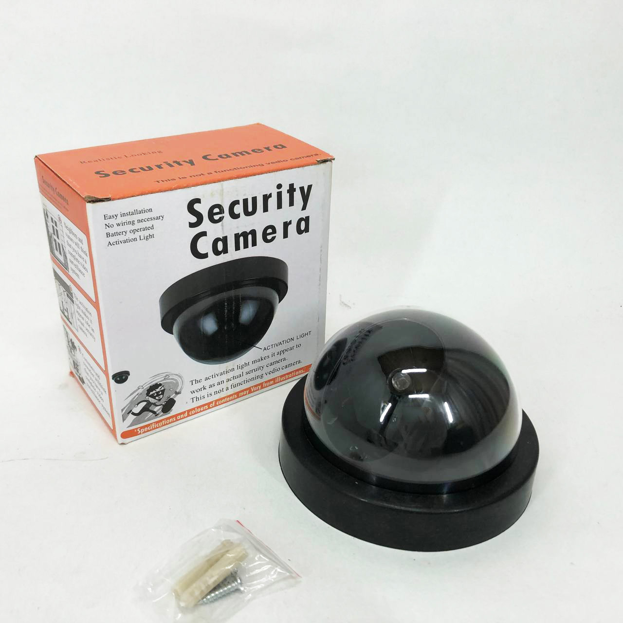 Муляж камеры DUMMY BALL 6688, имитация камеры видеонаблюдения, макет видеокамеры, камера-обманка - Зображення 9