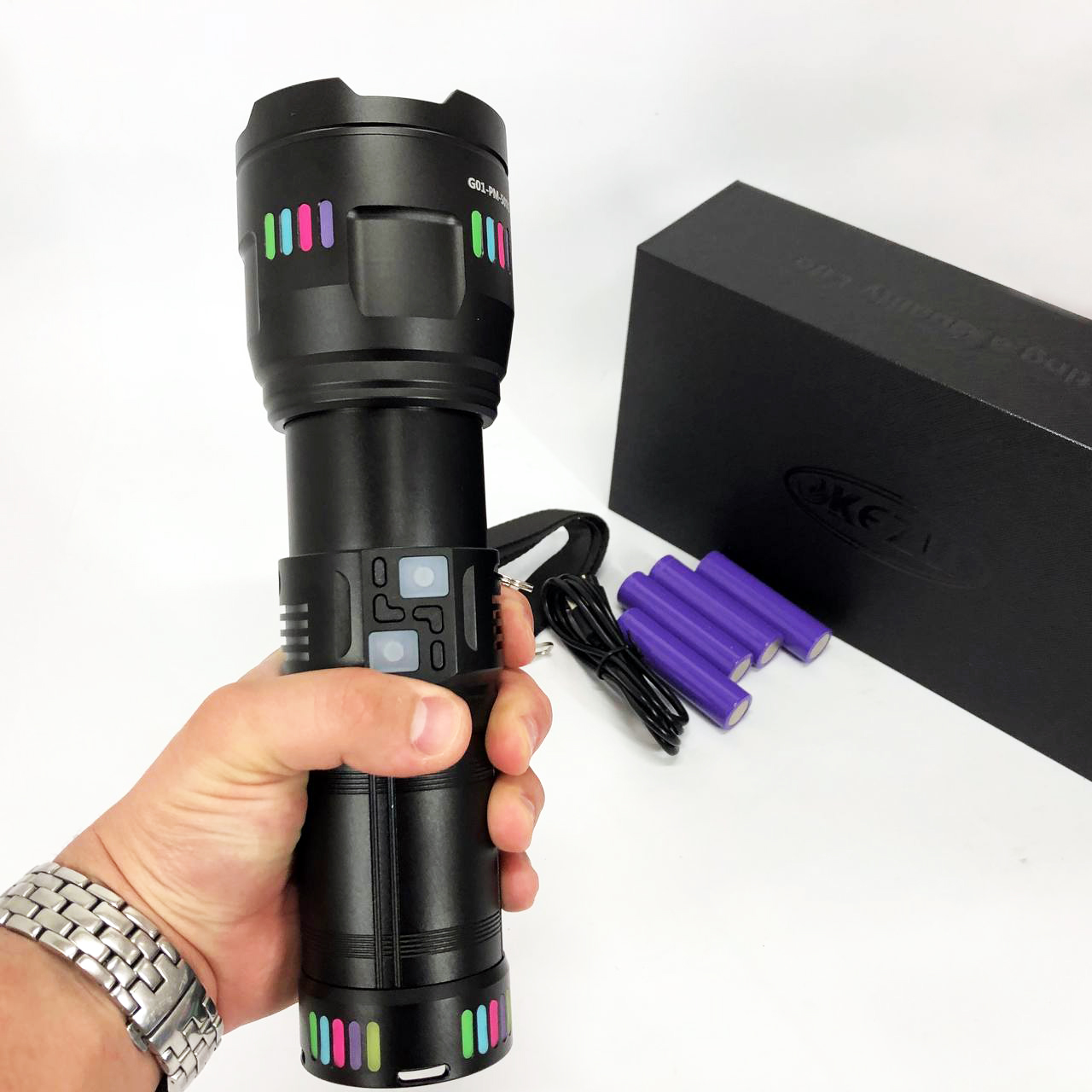 Ліхтар NIGHT VISION FLUORESCENCE G01-PM60-TG потужний кишеньковий - Зображення 2
