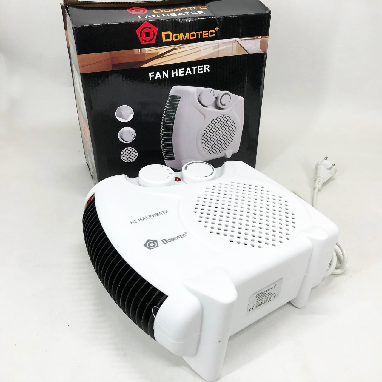 Тепловентилятор Domotec MS-5903 2в1, ветродуйка обогреватель, электрическая дуйка, тепловентилятор дуйка - Зображення 11