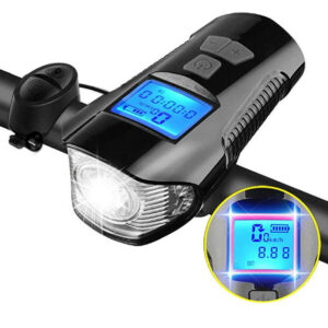 Велофара Waterproof XA-585-T6+2LED з комп'ютером та сигналом з виносною кнопкою