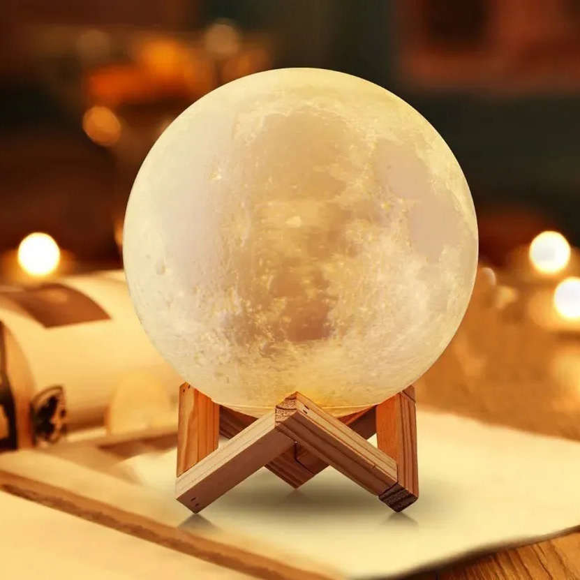 Нічник Moon Lamp 13 см для дитини на ніч - Зображення 18