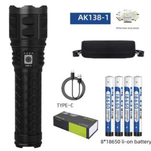 Ручний ліхтар Police AK138-1 WHITE LASER LED PM60-TG 8×18650