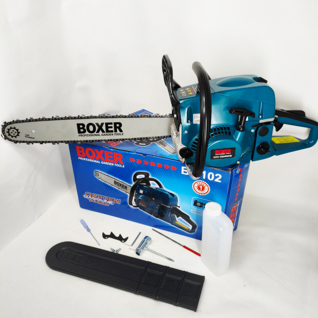 Бензопила Boxer BX-102 5,9 кВт з двома напрямними ланцюгами - Зображення 6