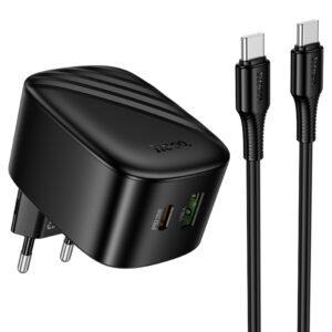 Уцінка МЗП Hoco CS102A Folding PD30W+QC3.0 (1USB-A/1C) + кабель Type-C to Type-C