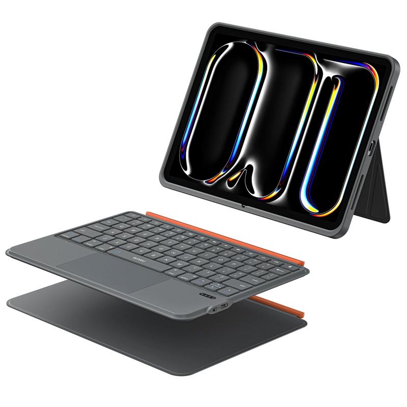 Уцінка Клавіатура-чохол WIWU MK-005 3 in 1 for iPad Pro 11" (2024) Bluetooth