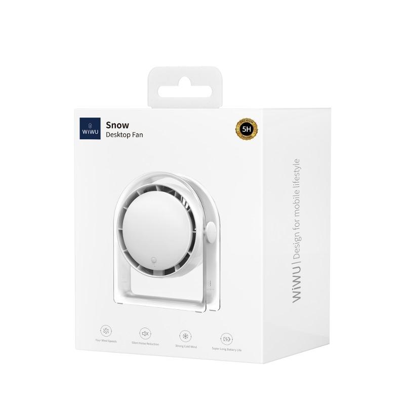 Уцінка Портативний вентилятор WIWU WI-FS07 Snow desktop fan - Зображення 3