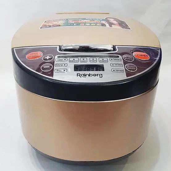 Мультиварка Rainberg RB-6207 6 л 1500 Вт з фритюрницею 12 програм Beige - Зображення 3