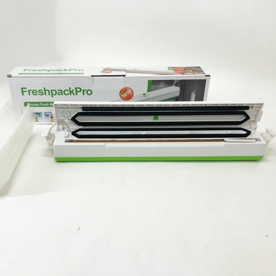 Вакууматор Freshpack Pro вакуумный упаковщик еды, бытовой. Цвет: зеленый - Зображення 2