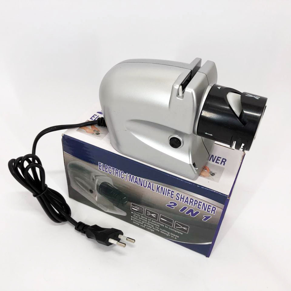 Электрическая точилка для ножей и ножниц ELECTRIC SHARPENER 220В, Электронная точилка для заточки ножей - Зображення 16