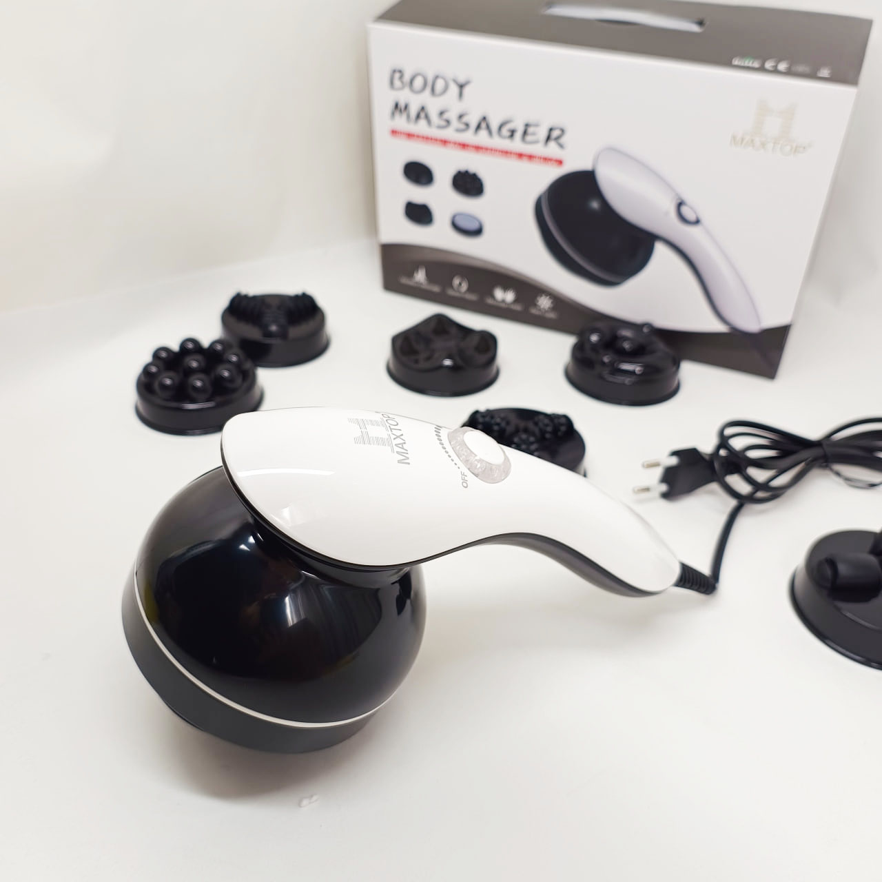 Вібраційний масажер Maxtop Magic Massager 8в1 для тіла - Зображення 6