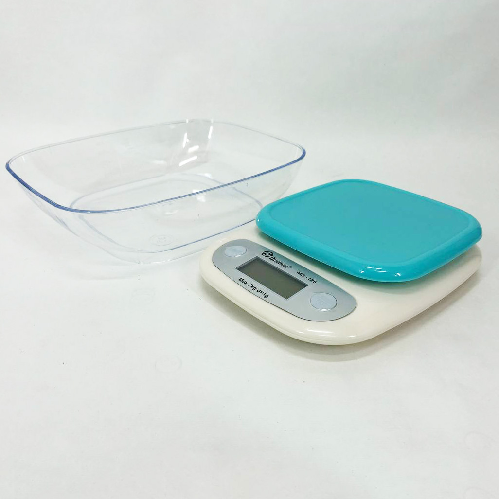 Кухонні ваги DOMOTEC MS-125 Plastic колір блакитний - Зображення 9