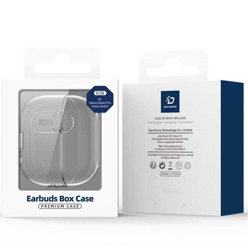 Ударостійкий футляр Dux Ducis Transparent Case для Samsung Galaxy Buds 3 / 3 Pro - Зображення 4