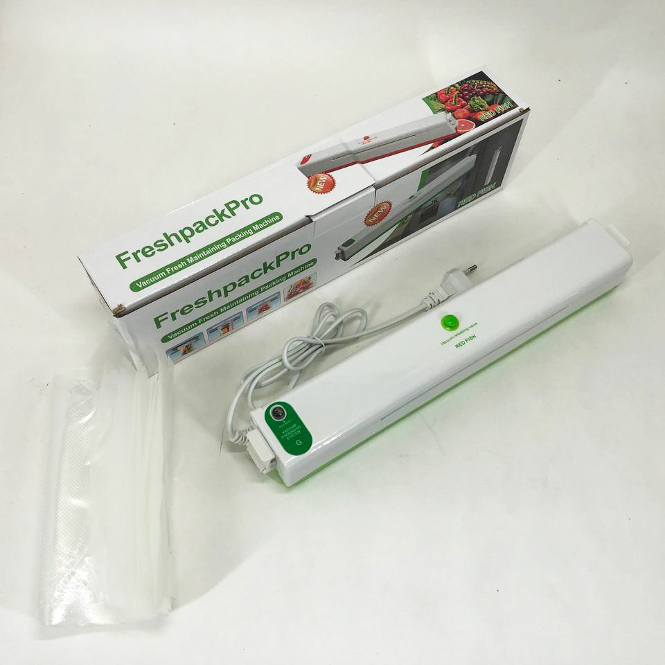 Вакууматор Freshpack Pro вакуумный упаковщик еды, бытовой. Цвет: зеленый - Зображення 8