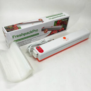 Вакууматор Freshpack Pro для пакування їжі помаранчевого кольору