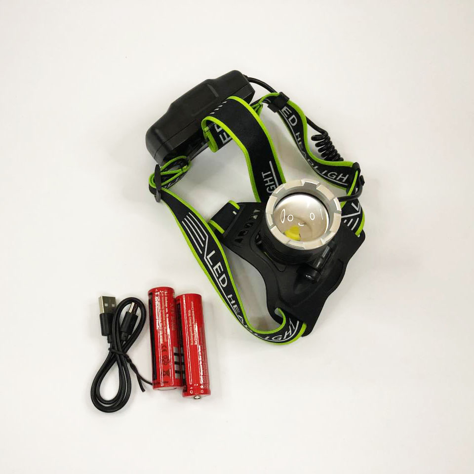Налобний ліхтар Police BL-8003-P50 з датчиком руху та USB-зарядженням для активного відпочинку - Зображення 6