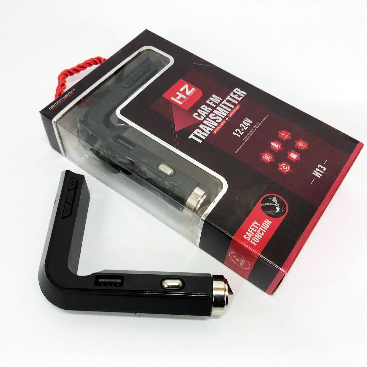 Автомобільний FM-трансмітер HZ H13 з USB AUX Bluetooth модулятор для автомагнітоли