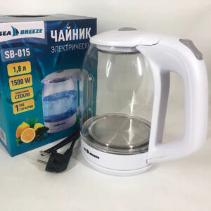 Електрочайник SeaBreeze SB-015 1,8 л з підсвічуванням
