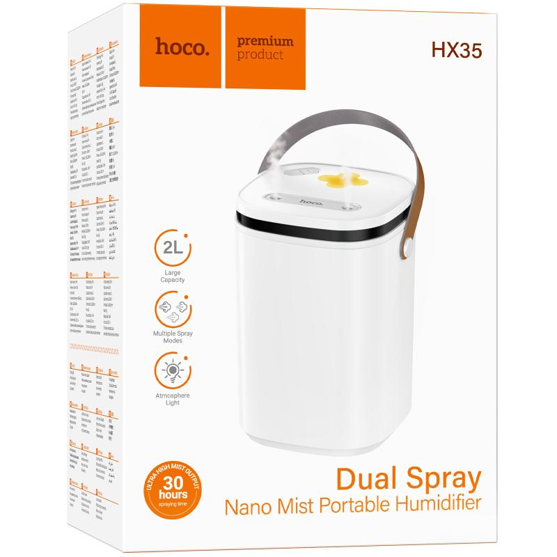 Зволожувач повітря Hoco HX35 Mist 2L double spray - Зображення 3