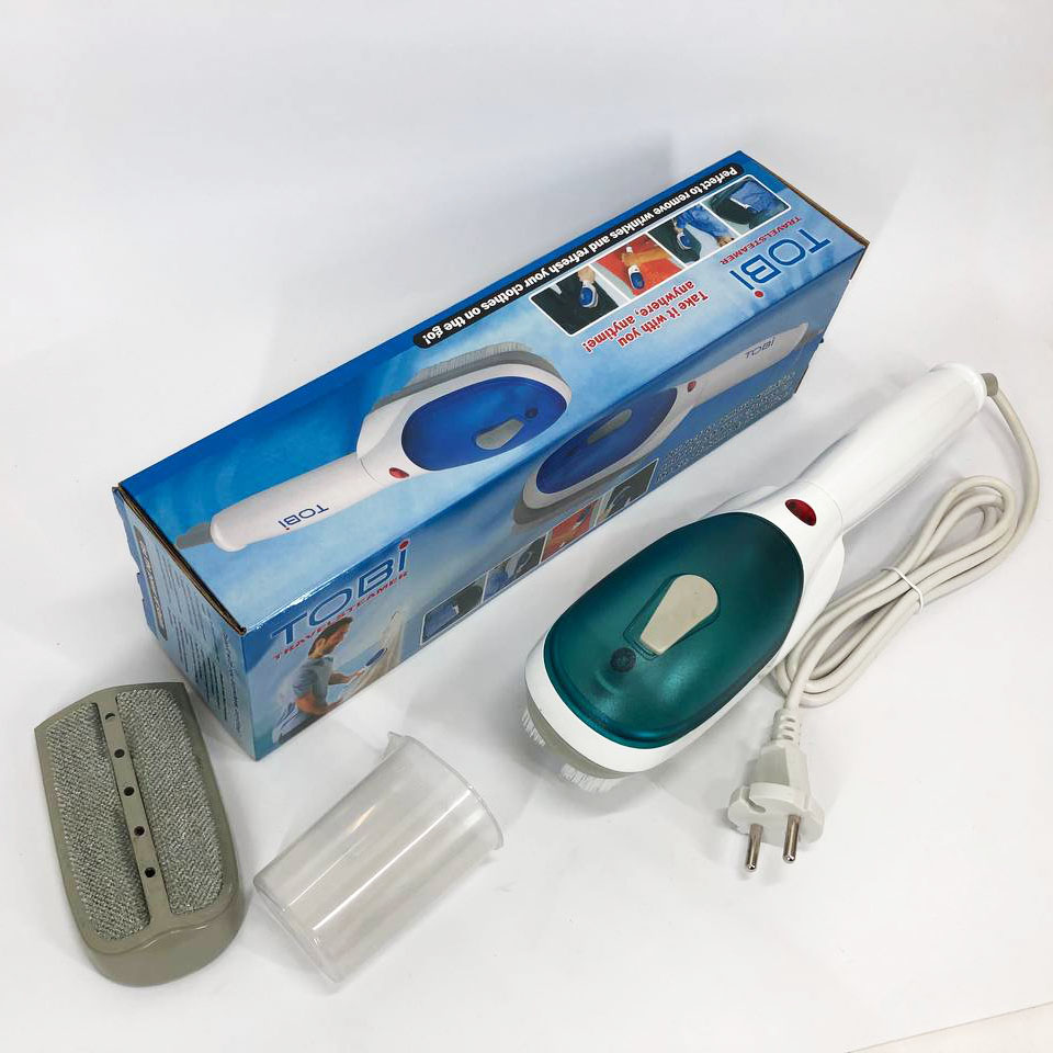 Отпариватель TOBI, утюг для отпаривания одежды бытовой ручной пароочиститель отпариватель паровая щетка - Зображення 2