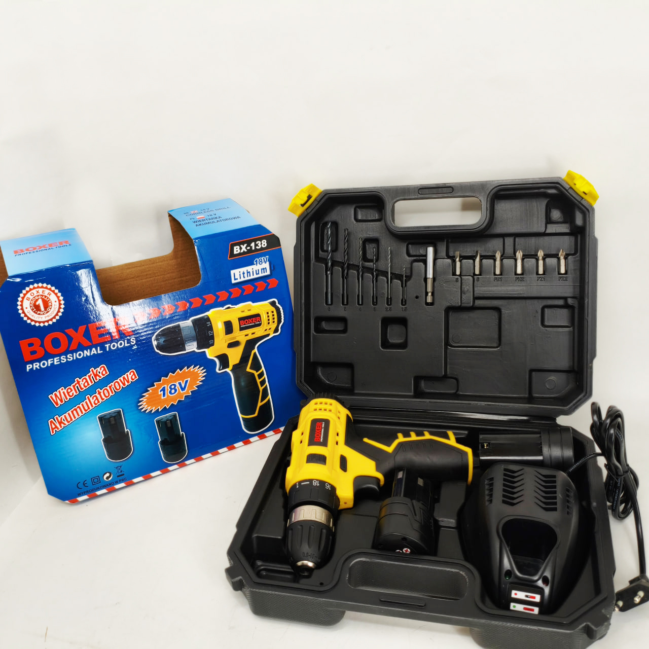 Портативний шуруповерт Boxer BX-138 1350 об/хв - Зображення 6
