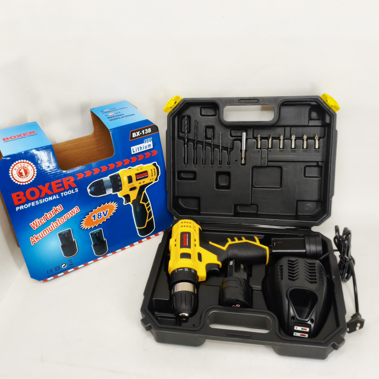 Портативний шуруповерт Boxer BX-138 1350 об/хв - Зображення 5
