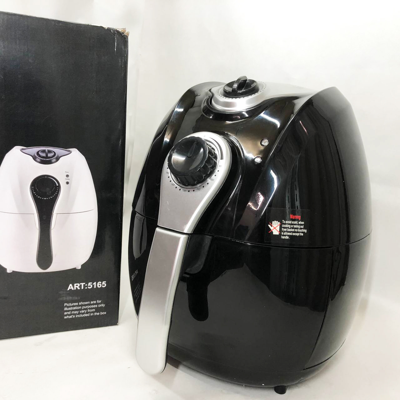 Аерофритниця Domotec MS-3220 1300 Вт 4,5 л чорна з таймером без масла - Зображення 6