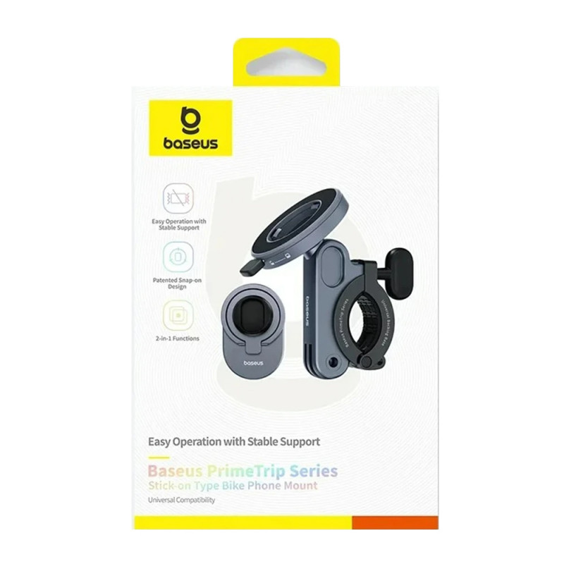 Вело- Мото- тримач Baseus PrimeTrip Series Stick-on Type Bike (C40569001121-00) - Зображення 6