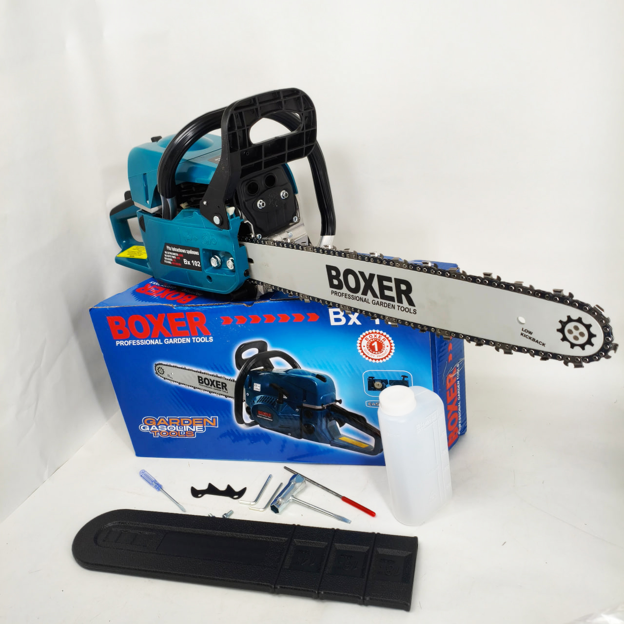 Бензопила Boxer BX-102 5,9 кВт з двома напрямними ланцюгами - Зображення 5