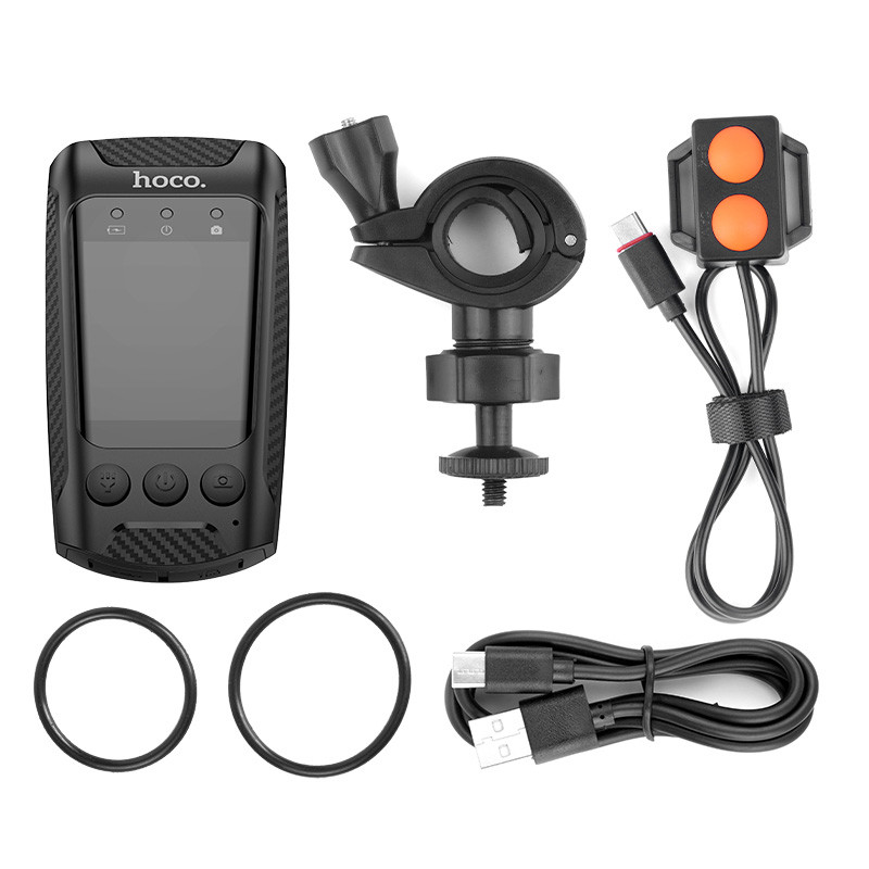 Відеореєстратор Hoco DV104 2-inch display for bike (4K) - Зображення 6