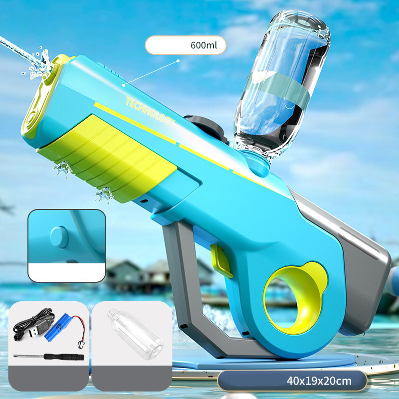 Водяний акумуляторний автомат Water Gun 8002C (600ml) with lithium battery - Зображення 2