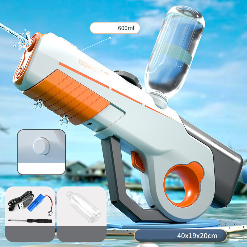 Водяний акумуляторний автомат Water Gun 8002C (600ml) with lithium battery - Зображення 2