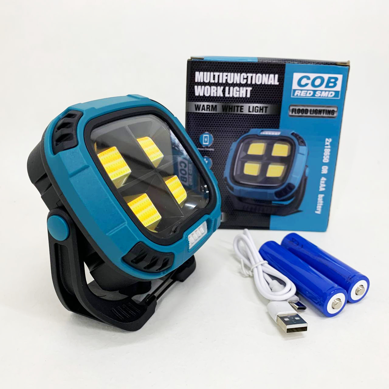 Кемпінговий ліхтар з 4 COB та 5 SMD світлодіодами Power Bank - Зображення 6