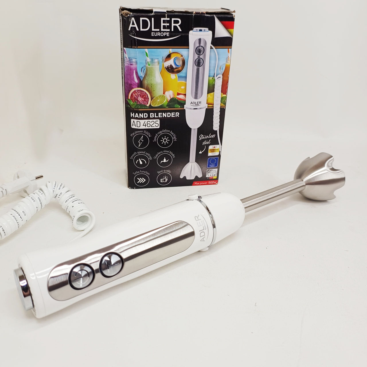 Занурювальний блендер Adler AD-4625 W 850 Вт White - Зображення 6