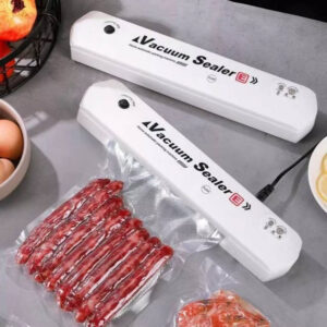 Вакуумний пакувальник VACUUM SEALER LP-11 S+ білого кольору з двома кнопками