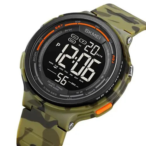 Наручні годинники SKMEI 1841CMGN Army Green Camo водонепроникні - Зображення 5