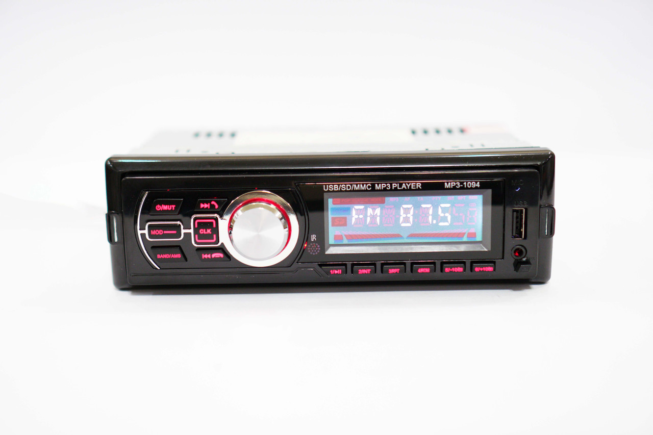 Автомагнітола MP3 1094 зі знімною панеллю Bluetooth та…