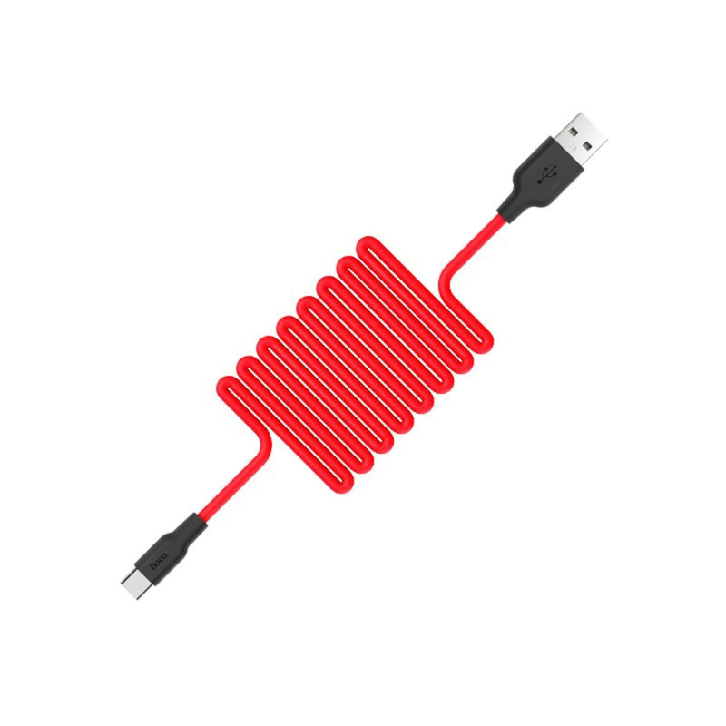 Дата кабель Hoco X21 Silicone Type-C Cable (1m) - Зображення 2