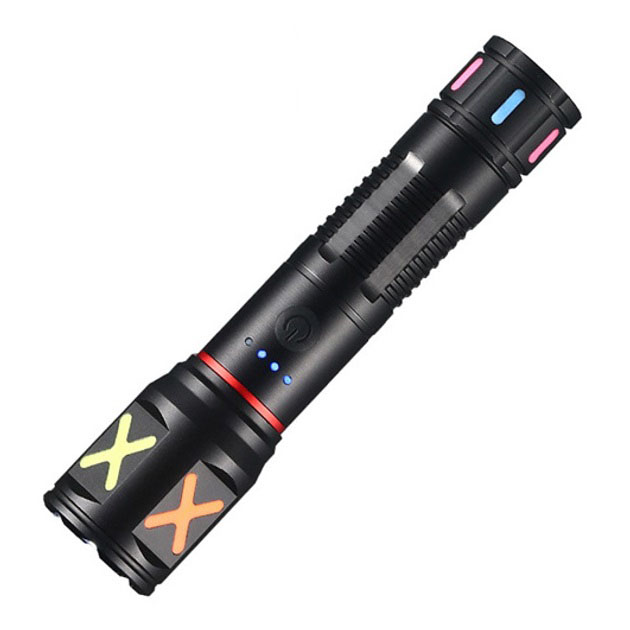 Ручний LED-ліхтар PLD-CA166-3 тактичний потужний - Зображення 5