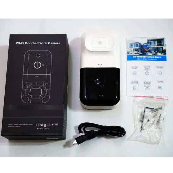 Бездротова відеокамера SMART DOORBELL X5 Wi-Fi для дверного дзвінка - Зображення 6