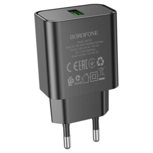 Мережевий зарядний пристрій Borofone BA72A Spring QC3.0 (1USB-A)