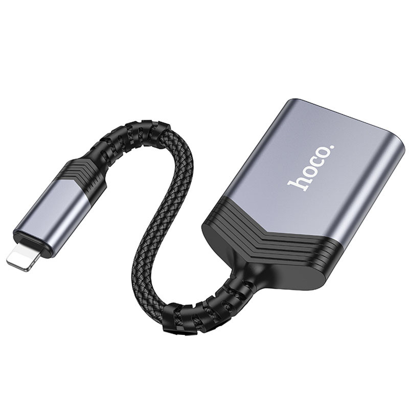 Картридер Hoco UA25 2in1 Lightning - Зображення 3